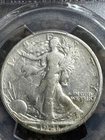 1921-s Walking Liberty Half Dollar, Semi-key Date, PCGS VG Detail, Free shipping