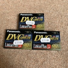 3x Panasonic DVC 90 Digital Video Cassette Mini DV MiniDV Sealed