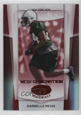 2007 Leaf Certified Materials Mirror Red 90/100 Darrelle Revis Rookie RC HOF uk2