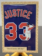 1998 Fleer Sports Illustrated Then and Now Art of the Game David Justice #5 AG
