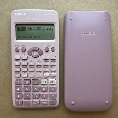 Casio FX-83GTX wissenschaftlicher Taschenrechner UK Prüfung genehmigt GCSE 276 Funktionen pink