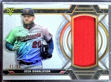 2021 Topps Triple Threads - Single Jumbo Relics Josh Donaldson # /48 Twins