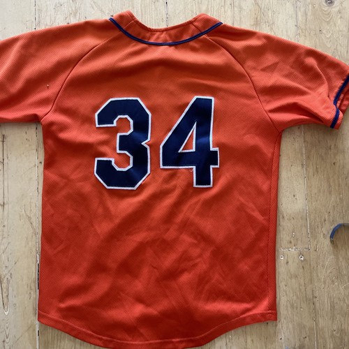 Maillot Baseball Rawlings - Taille 14-16 (Blanc, Costa Rica)