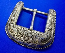 Western Flower Swirl Ornate Ranger Replacement Buckle For Your 1.5" Belt