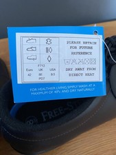 Freestep Navy Leather Upper Womens Shoes Size 8 Lace Ups New with Tags Washable