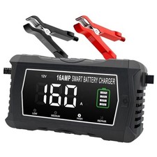 lifepo4 Charger 16-Amp Fully-Automatic Maintain,6V/12V/24V Lead 16 Amp