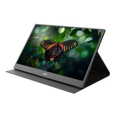 AOC 16T15 16'' Class Full HD LCD Monitor - 16:9-15.6'' Viewable 1920 x 1080-5 ms -