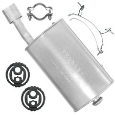 Endschalldämpfer Auspuff Endtopf Schalldämpfer Peugeot 206 2.0  CC Cabrio