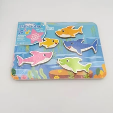 Pinkfong Baby Shark Wooden Sound Puzzle Plays Song 5 Piece Toddler Toy NWT