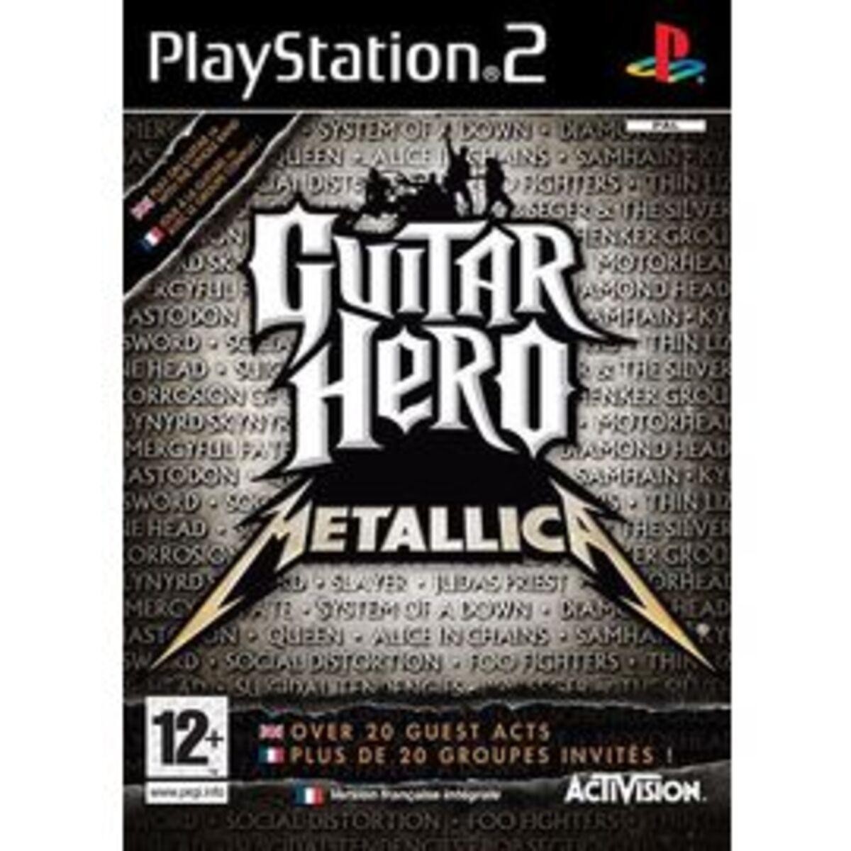 Jeu PS2 Guitar Hero : Metallica