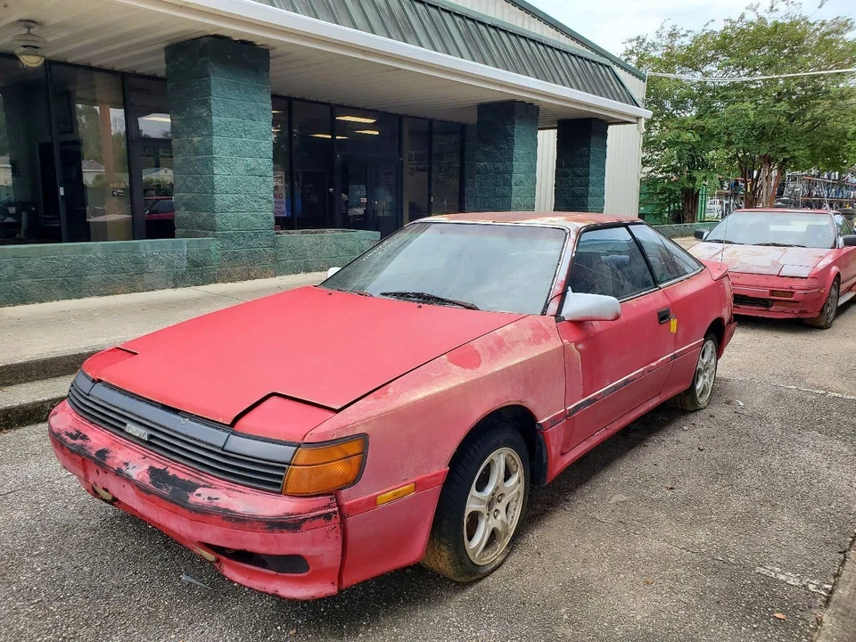 1988 1989 Toyota Celica OEM передний бампер красный все Trac грубый  - Изображение 2 из 4
