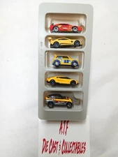 Hot Wheels lot of 5 cars Ferrari Jeep Volkswagen Aston Martin Koenigsegg