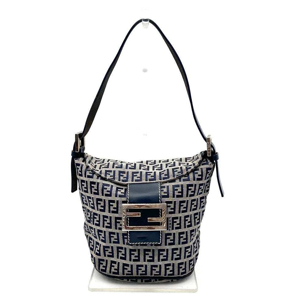 FENDI Zucca Mamma Baguette Shoulder Bag Authentic From Japan