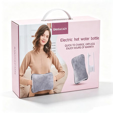 Rechargeable Electric Hot Water Bottle Bed Warmer Heat Pad Cheaper Than a Kettle