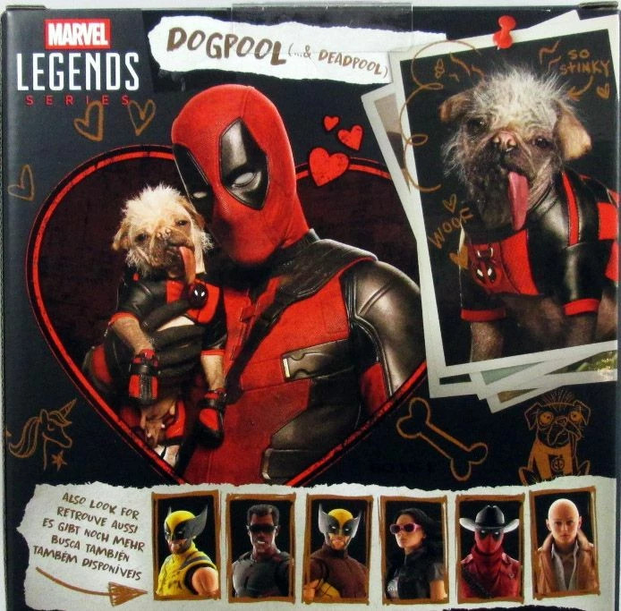 Pack Marvel Legends Dogpool & Deadpool Hasbro figurines articulées avec katanas - 3