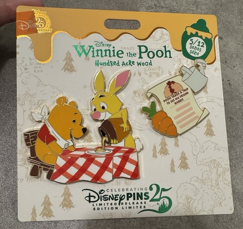 2025 Disney Winnie The Pooh Hundred Acre Wood Series 5/12 LR Pin May Rabbit