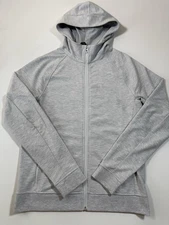Lululemon City Sweat Hoodie Mens Small Gray Full Zip Sweatshirt Stretch LM3CCGS