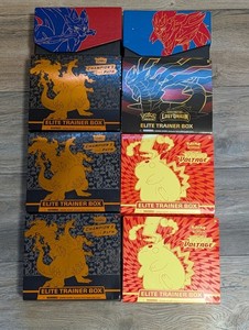 8 Empty Pokemon Trainer Boxes