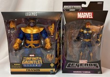 Marvel Legends Nova The Infinity Gauntlet Thanos Deluxe Figure Guardians Groot