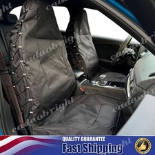 Waterproof Front Seat Covers High Back Multi-Pockets for Truck/SUV 2 Pack