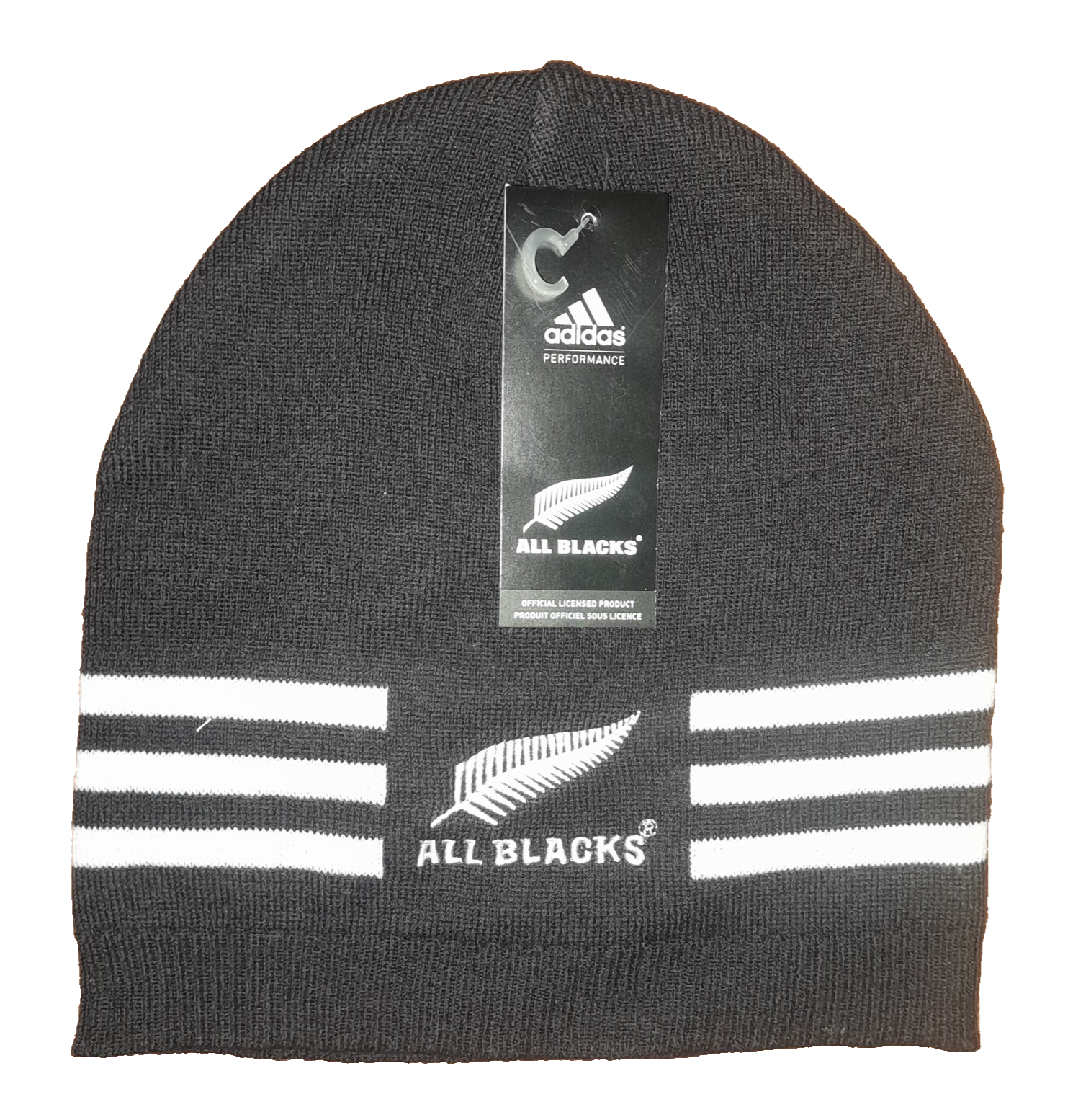 OFFICIAL ADIDAS NEW ZEALAND ALL BLACKS RUGBY BEANIE HAT BNWT!