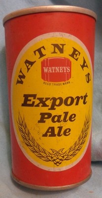 Watneys Export Pale Ale Beer Can  - England - Steel - 33.1 cl - 11.2 Oz @1970's