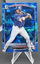 2025 Bowman Sapphire Zyhir Hope Chrome Prospects #BCP-2 Dodgers