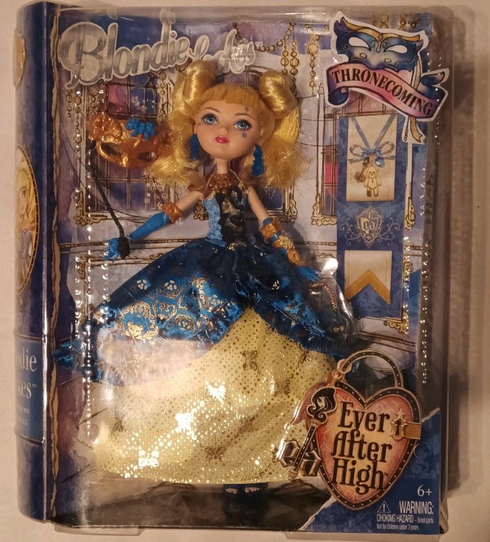 Mattel Ever After High Thronecoming Blondie Lockes 11in Doll Boxed