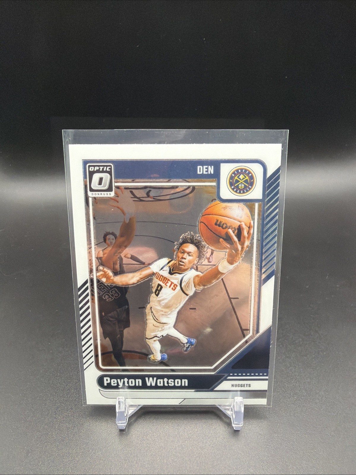 2024-25 Panini Donruss Optic Peyton Watson BASE CARD Denver Nuggets #216