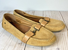 UGG Aven Brown Suede Loafers - Driving Moccasins - Size 10