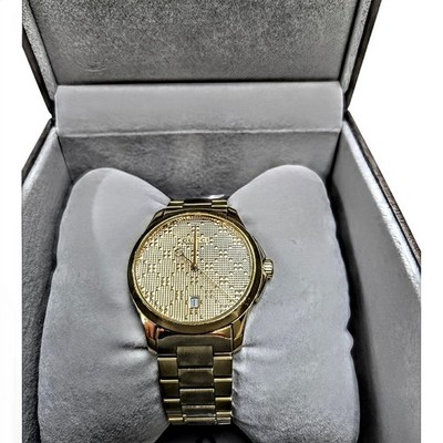 Gucci G-Timeless YA126461A Men's Quartz Gold Dial Watch