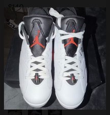 Air Jordan 6 Retro Low Infrared White 2015 Size 9.5 VNDS OG Box 304401-123