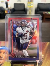 2025 Topps Chrome Football Kyle Monangai Rookie Red White And Blue #382 JD