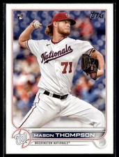 2022 Topps #38 Mason Thompson RC Baseball Card 1303Q