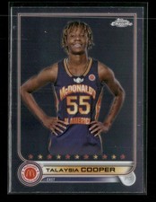 2022 Topps Chrome McDonald's All American #75 Talaysia Cooper - 17123
