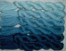 Paternayan Wool 3ply Persian Yarn Needlepoint Crewel 510 Old Blue Family