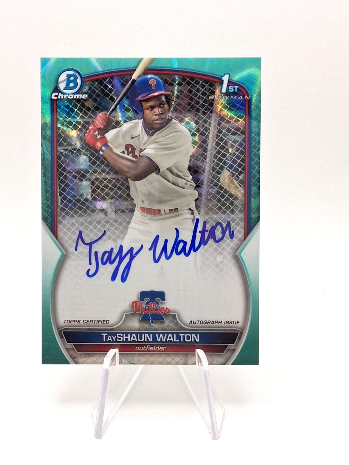 2023 Bowman Chrome #CDA-TWA TayShaun Walton AUTO /199
