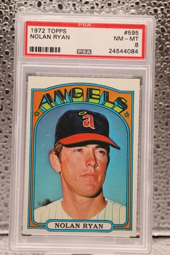1972 Topps Nolan Ryan #595 PSA 8 HOF