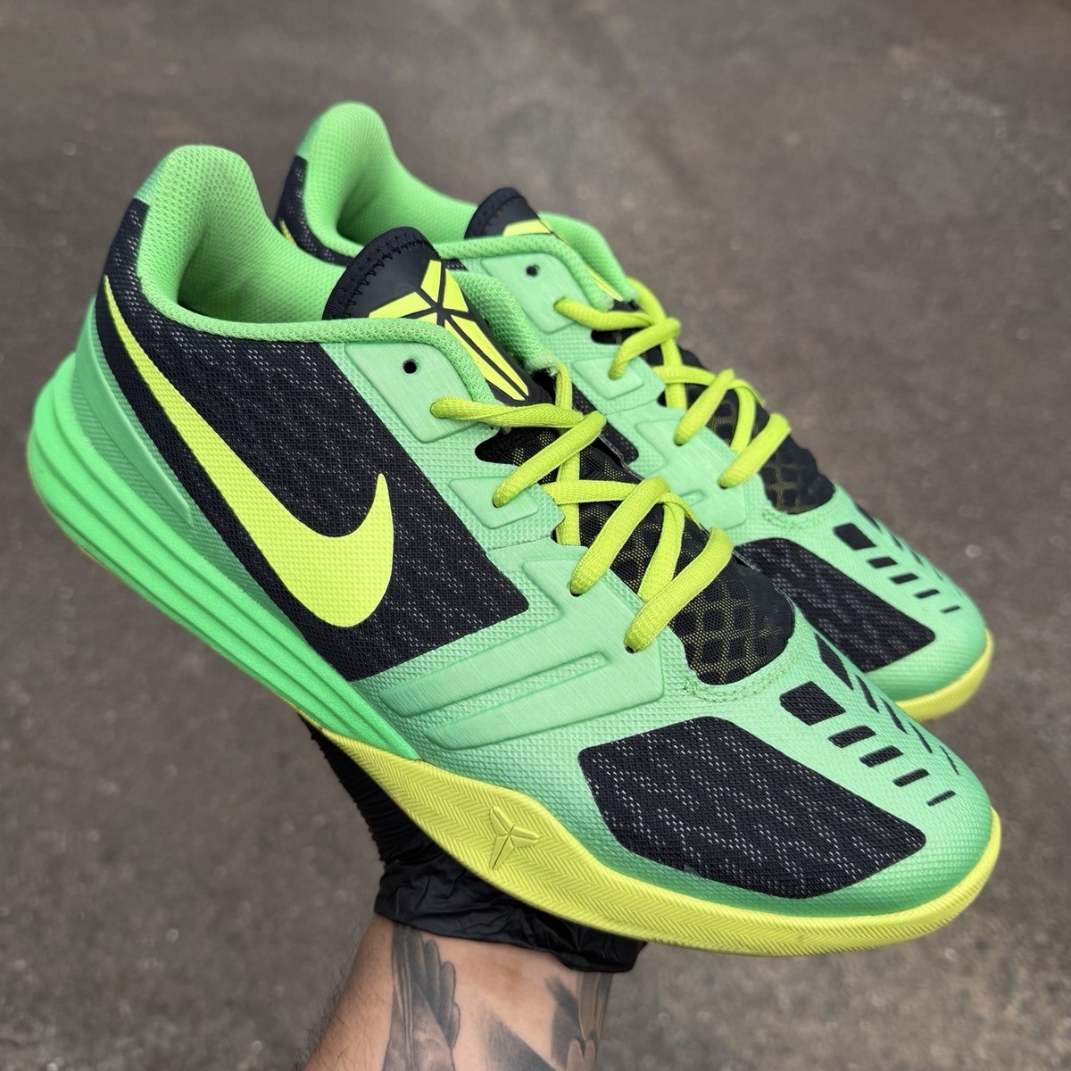 シューズ(男性用) Nike KOBE BRYANT 24 Nike KB Mentality Kobe Bryant Black Volt Poison Green 704942-001
