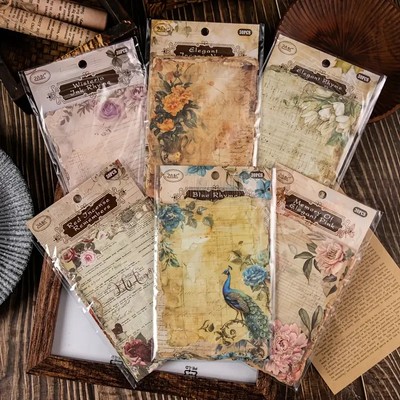 4'' x 5.5'' Scrapbook & Journal Paper - 30 Shts / Pack - Elegant Incense Note