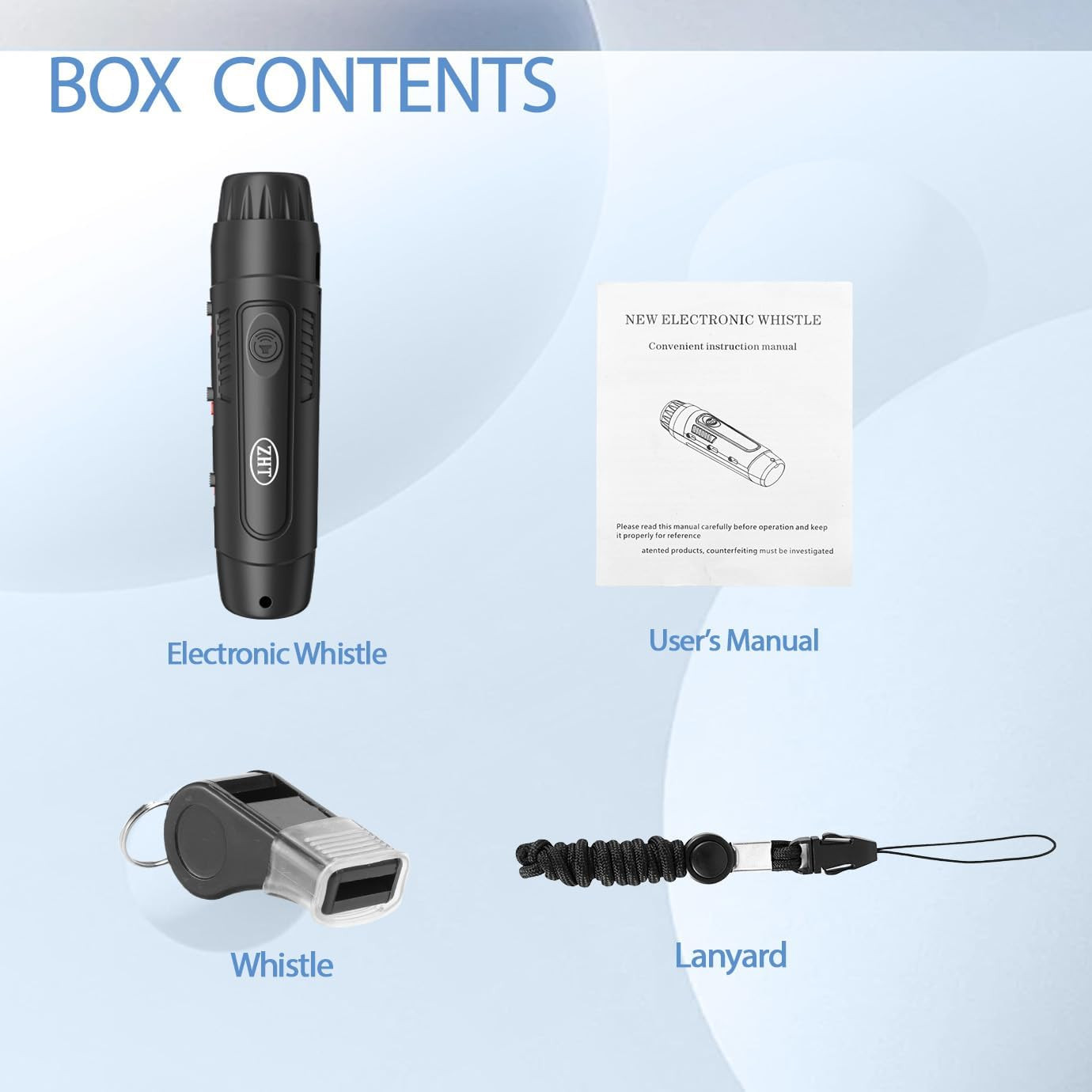 Electronic Whistle for Coaches, Referees, Teachers - 3 Tones & 3 High Volume, Ha