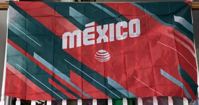 2018 AT&T Selección Nacional de Mexico Mexican National Soccer Wearable Banner