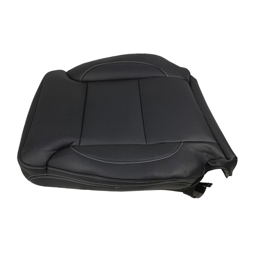 Cubierta de asiento de cuero superior inferior del conductor pasajero negra para Silverado 1500 2500 15-19 - Imagen 16 de 24