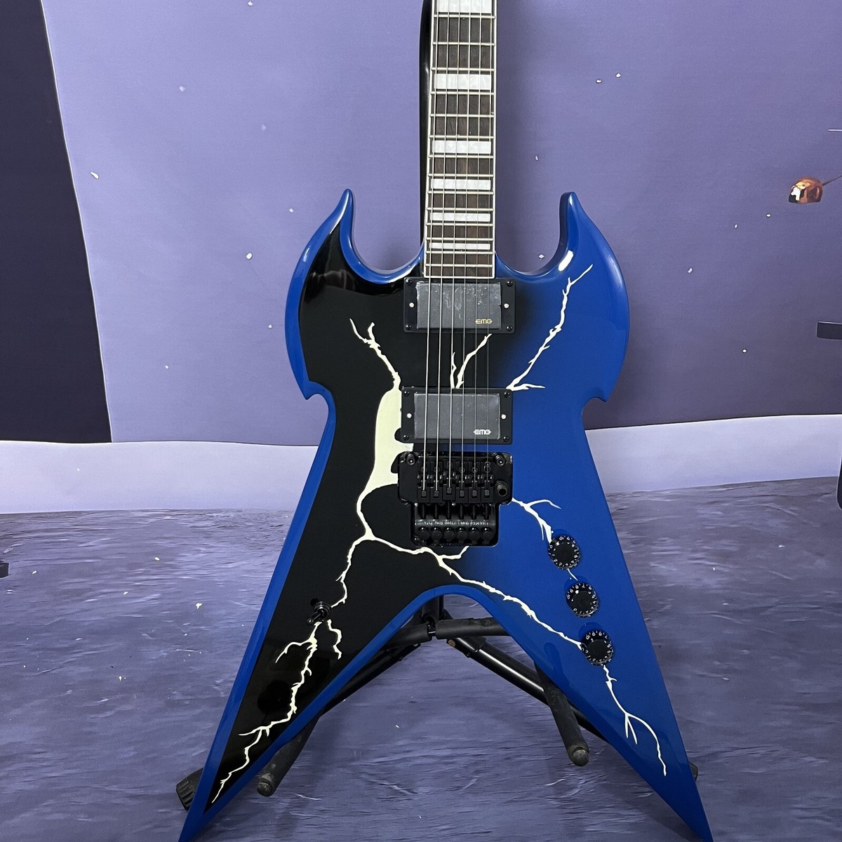 factory customization electric guitar Wylde Audio lightning top