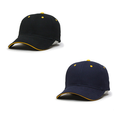 NWT Two Tone Sandwich Visor Structured Low Profile Adjustable Baseball Cap