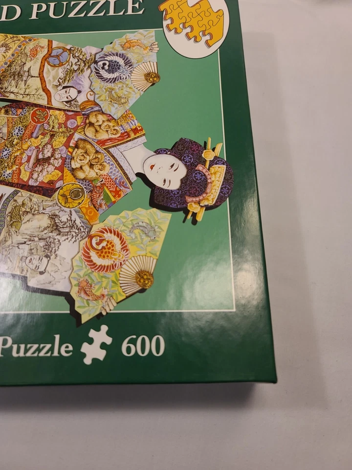 Bits And Pieces Shaped Puzzle #18-0649 Geisha 600 pieces USA - Used - Image 4 of 4