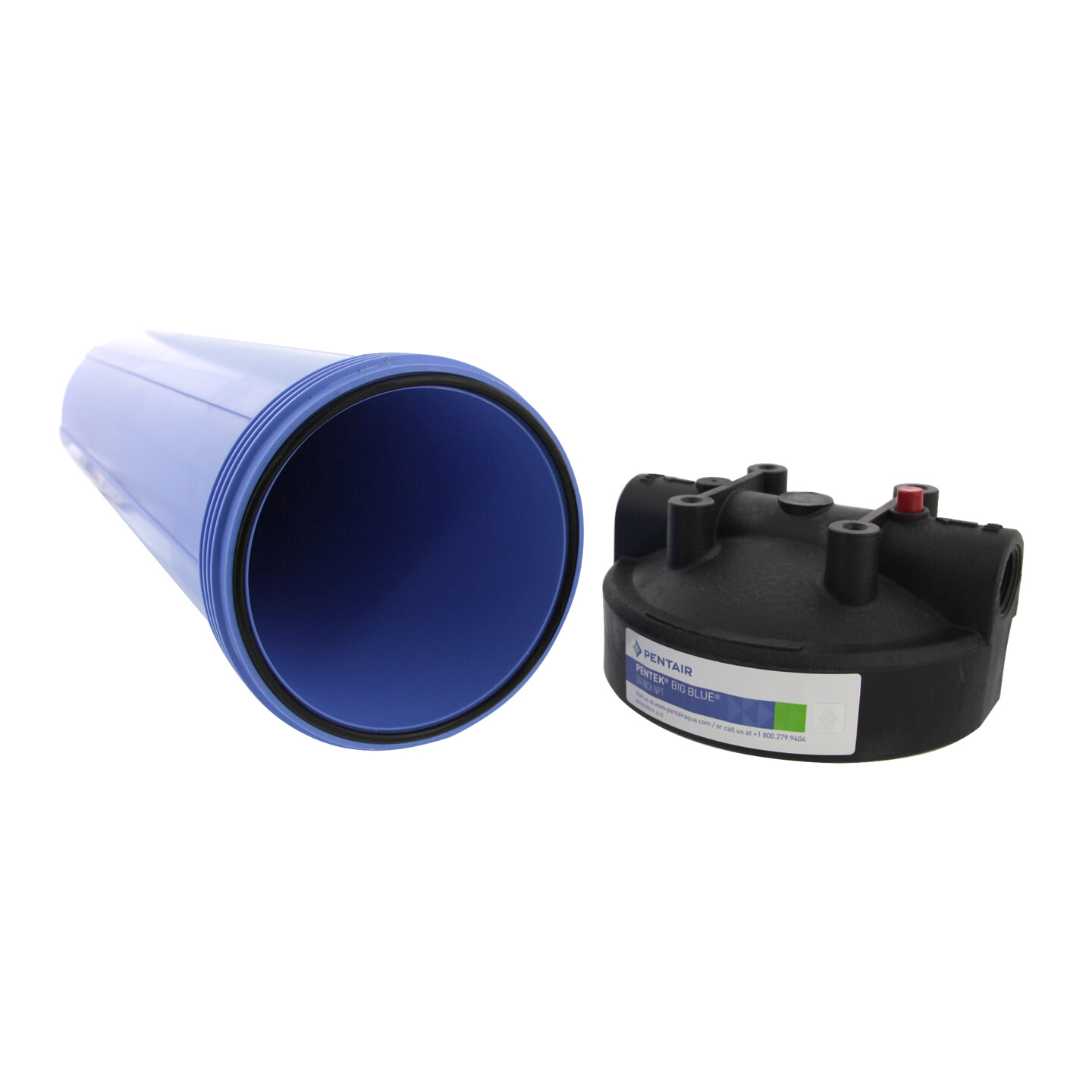 Pentek 20 x 4.5 Inch Big Blue Whole House Filter Housing 3/4 NPT