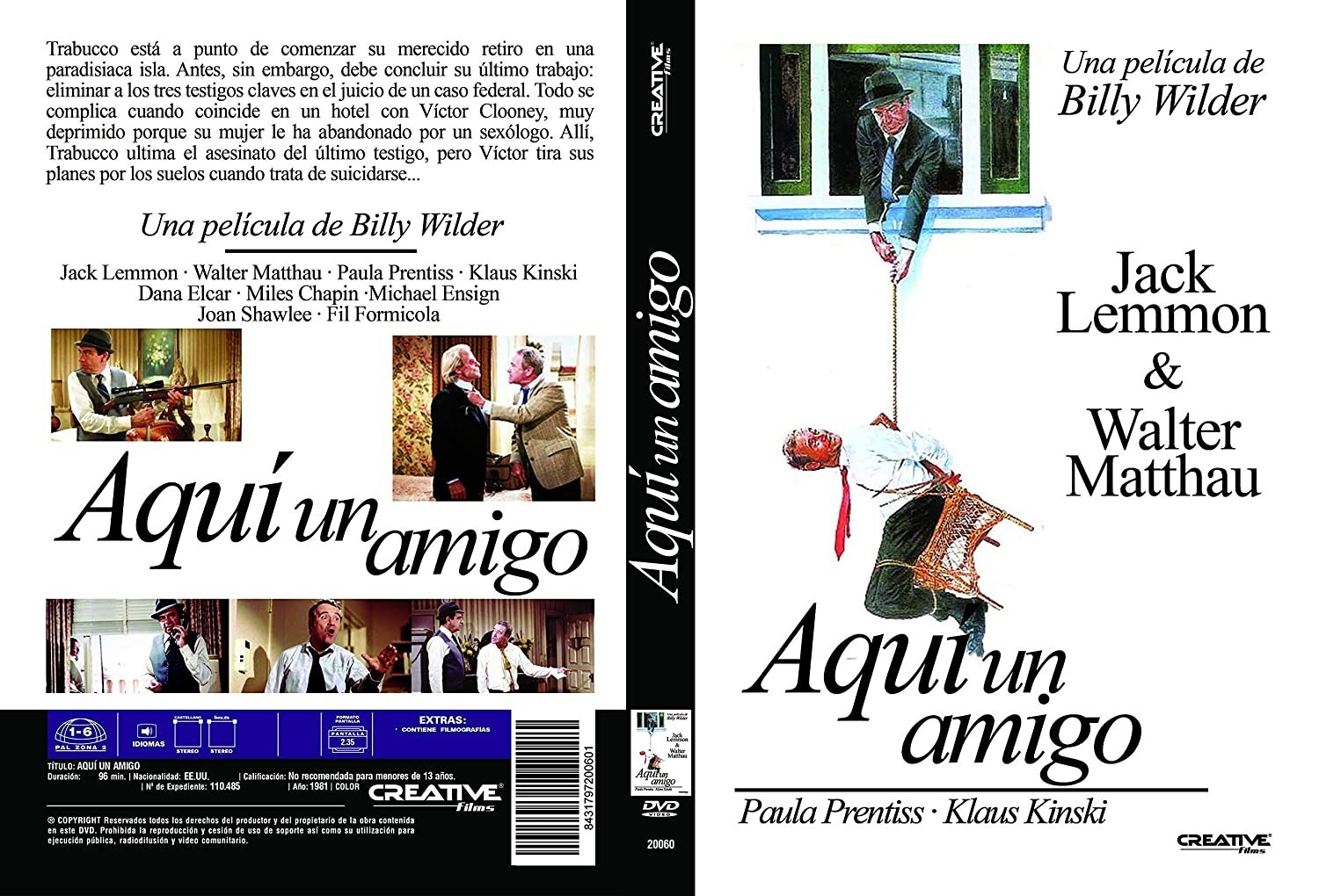 AQUI UN AMIGO (DVD) 1981 Buddy, Buddy multiregion