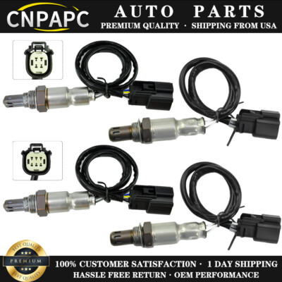 Set of 4 Upstream+Downstream Oxygen O202 Sensor For 2015-2017 Ford F-150 5.0L