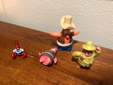 Spongebob Squarepants Mixed Lot Used Toys MINI Figures Patrick Crabs